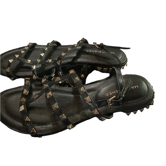 This is a pair of marc fisher sandals with studs - Picture 2 of 3